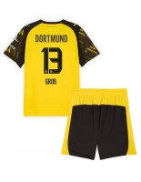 Borussia Dortmund Pascal Gross #13 Domácí dres pro děti 2025-26 Krátký Rukáv (+ trenýrky)